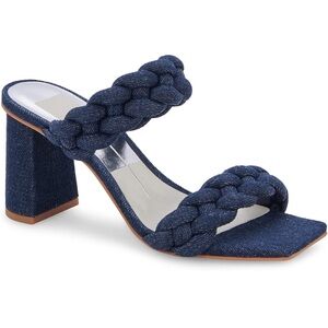 Dolce Vita Paily Slide Sandal in Denim braided